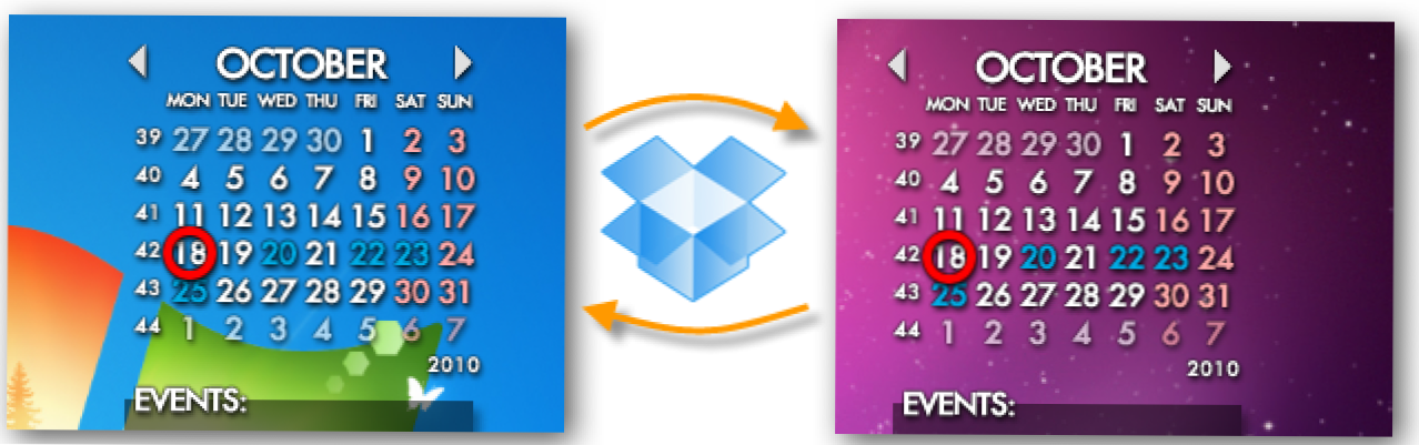 Sinkronkan Kalender Rainlendar Anda Secara Gratis Dengan Dropbox (Bagaimana caranya)