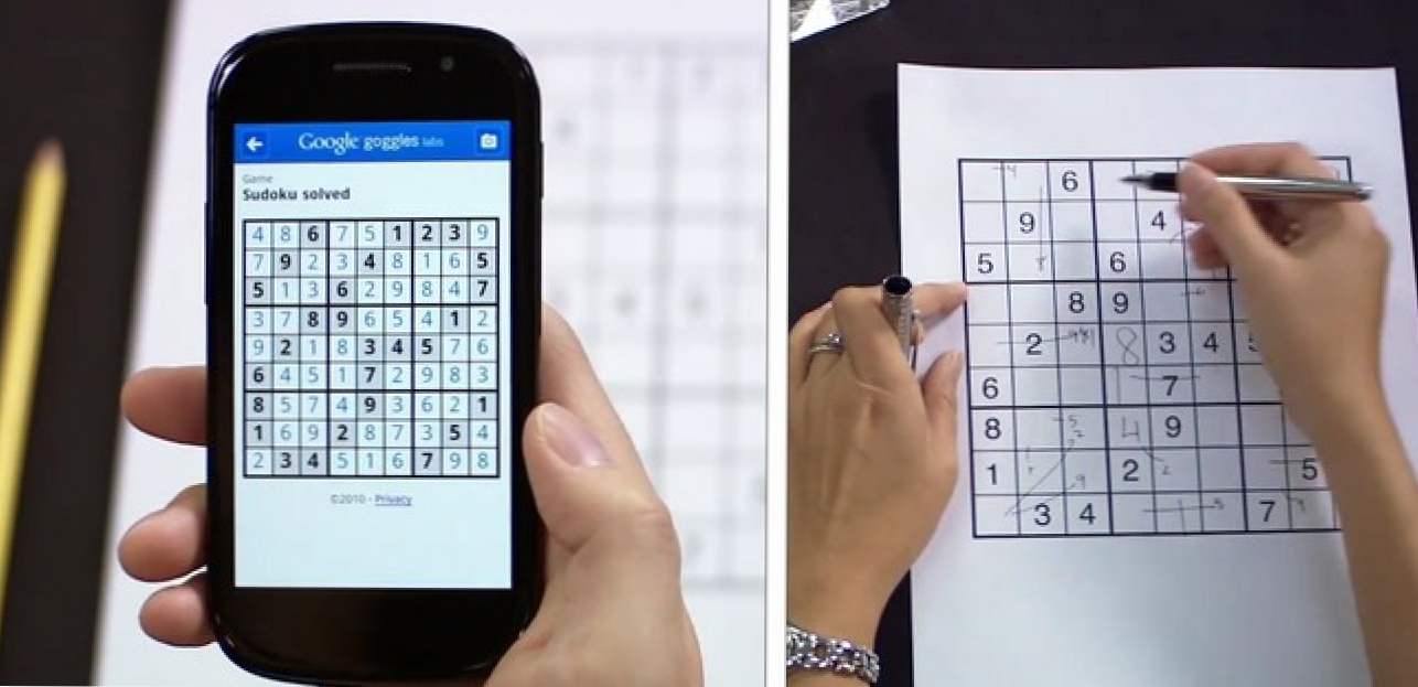 Atjaunināts Google Goggles skenēšana ātrāk; Solves Sudoku Puzzles (Kā)