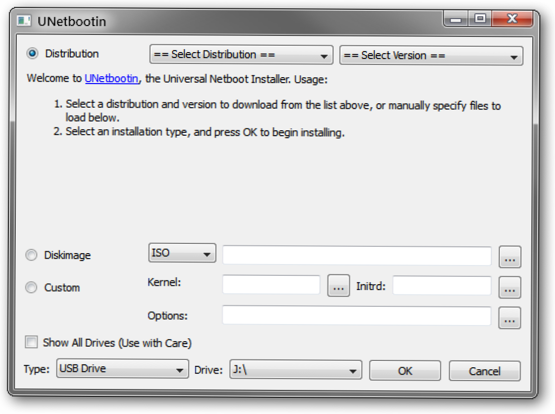 Izveidojiet bootable Ubuntu 9.10 USB Flash Drive (Kā)