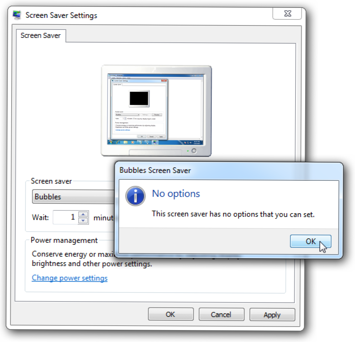 Mukauta oletuksena näytönsäästäjät Windows 7: ssä ja Vistassa (Miten)