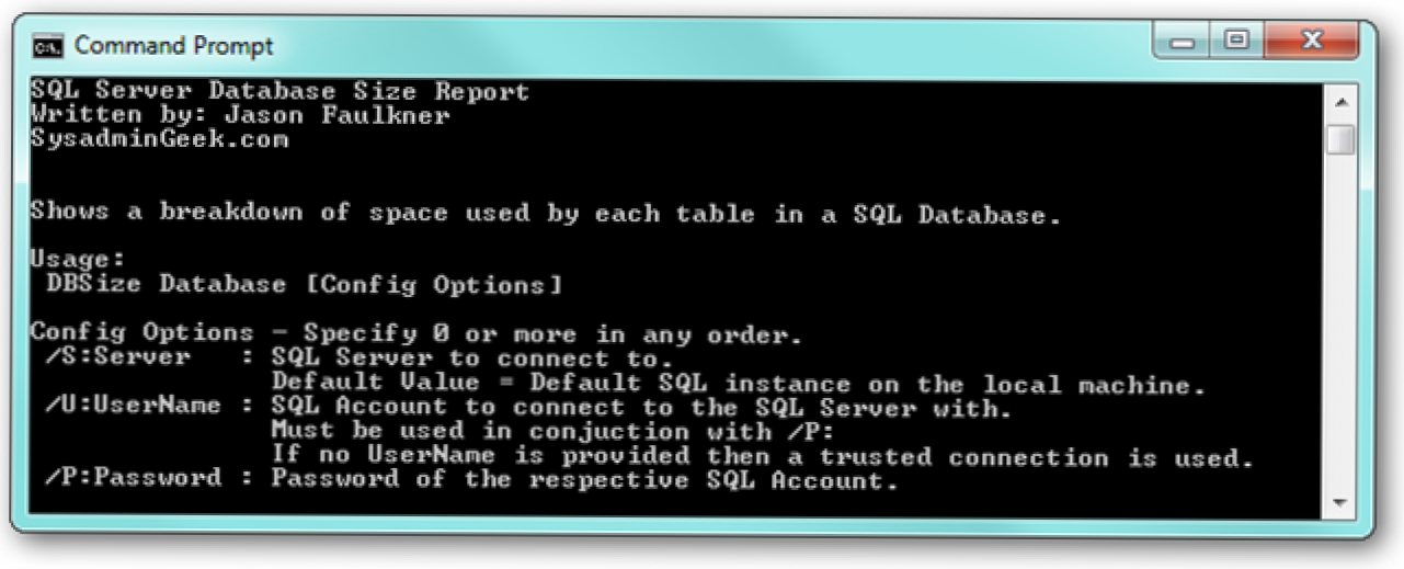 Viegli apskatīt atsevišķu SQL datu tabulu izmantošanu diska vietas izmantošanā (Kā)