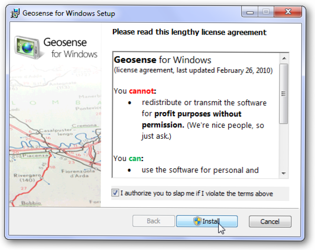 Temukan lokasi komputer Anda dengan Windows 7 dan Geosense (Bagaimana caranya)