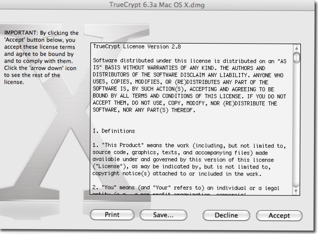 Pierwsze kroki z programem TrueCrypt Drive Encryption w systemie Mac OS X. (Jak)
