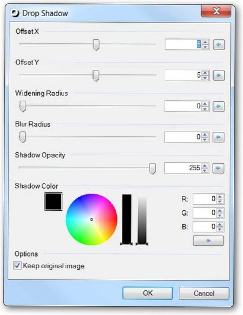 Jak dodać efekt cienia do Paint.NET (Jak)