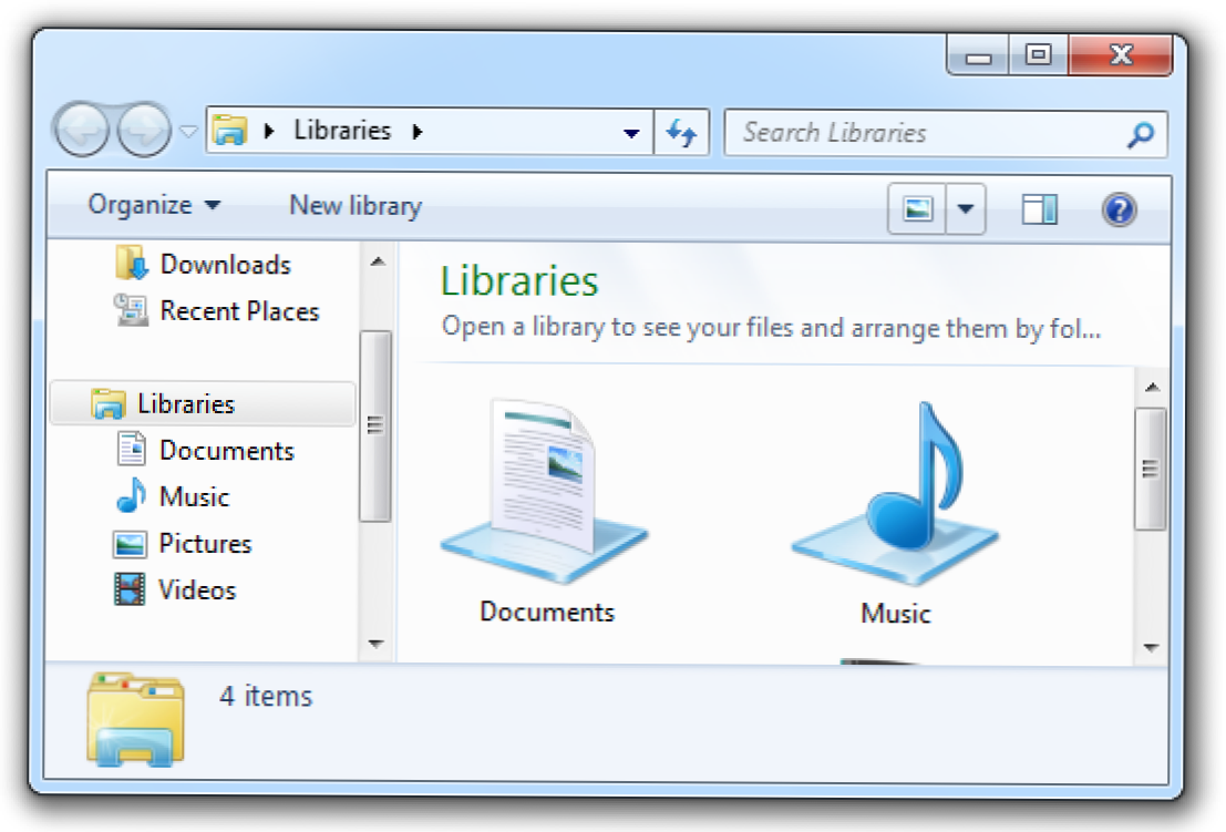 Cum să activați sau să dezactivați caracteristica Biblioteci în Windows 7 (Cum să)