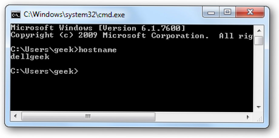 Kuinka selvittää tietokoneesi isännän nimi komentoriviltä (Miten)