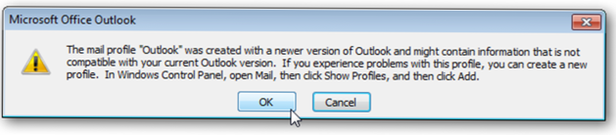 Cara Beralih Kembali ke Outlook 2007 Setelah Akhir Beta 2010 (Bagaimana caranya)