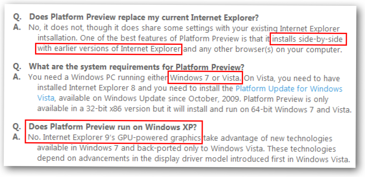 Нашият поглед върху Preview на платформата на Internet Explorer 9 (Как да)