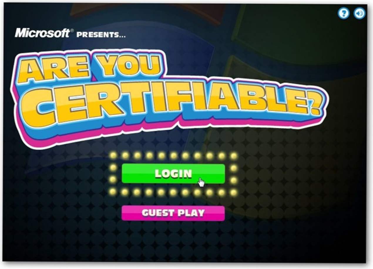 Redați jocul Microsoft "Sunteți certificat?" (Cum să)