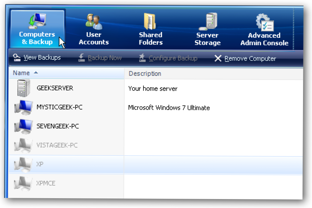 Премахване на мрежов компютър от Windows Home Server (Как да)