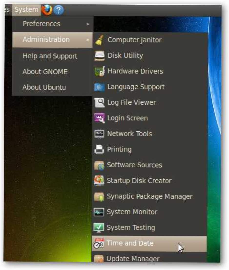 Synkronoi kello Internet-aikapalvelimilla Ubuntu 10.04: ssä (Miten)