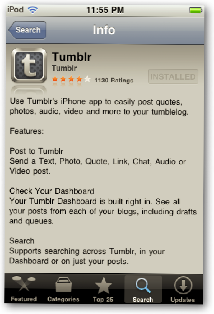 Actualizați-vă blogul Tumblr de pe iPhone sau iPod Touch (Cum să)